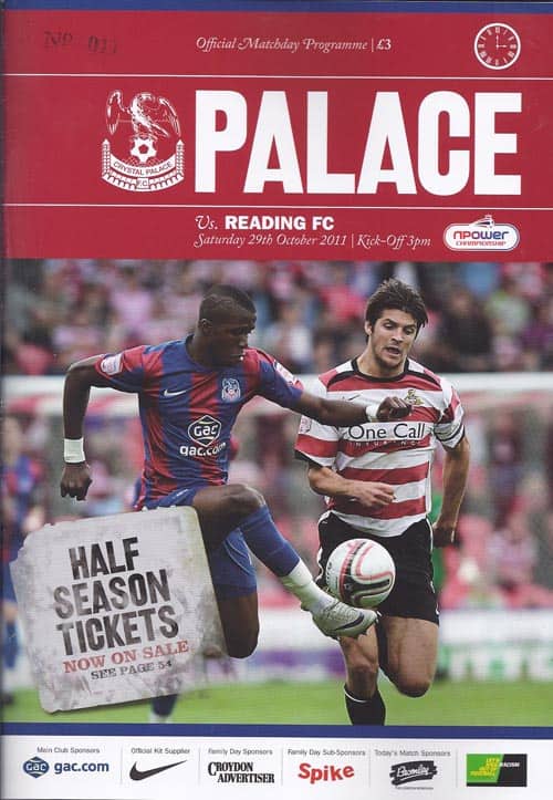 Crystal Palace FC v Reading FC